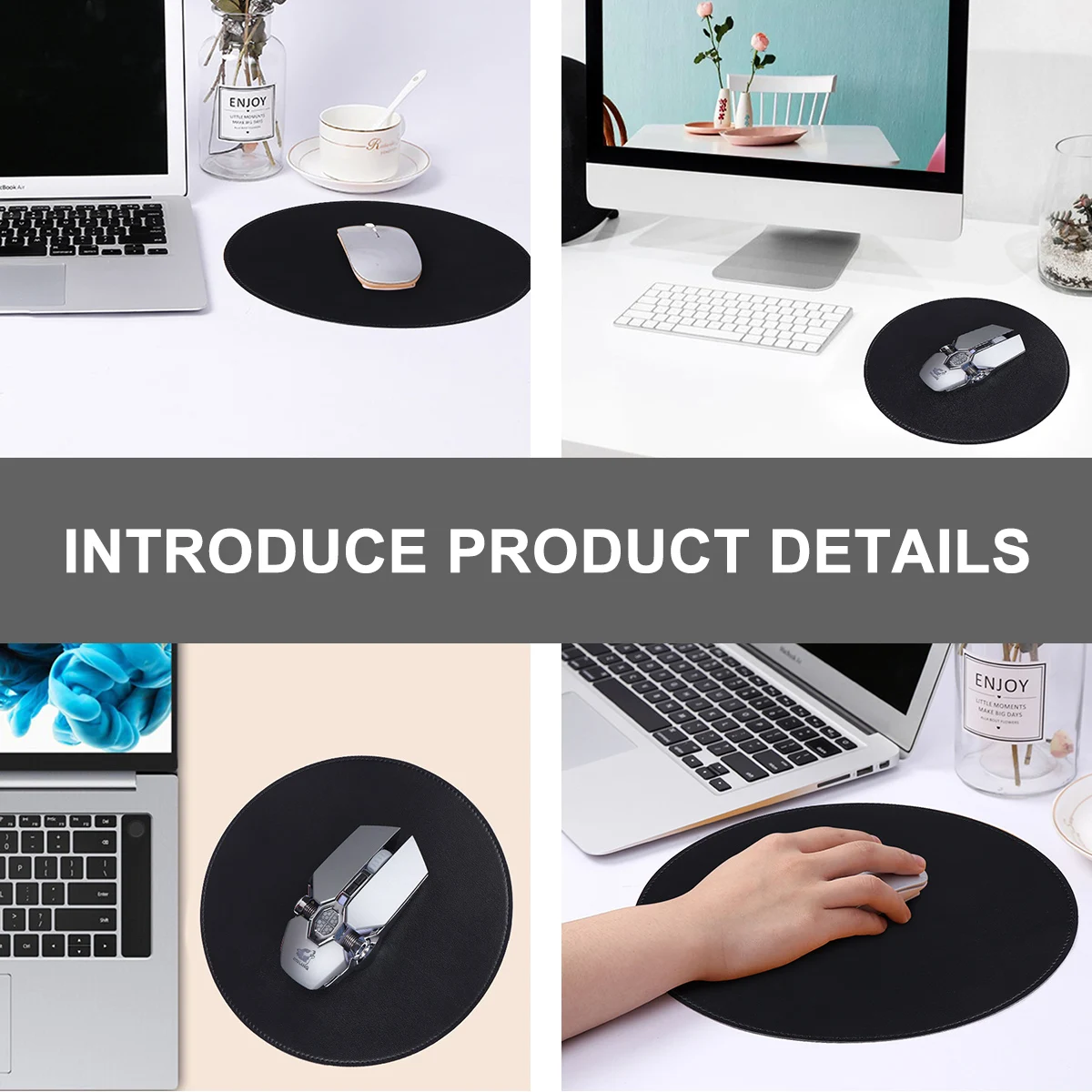 Round Microfiber Mouse Pad Gaming Laptop Desktop Water Proof Soft Smooth Control Desktop Mouse Mat Gift
Round Microfiber Mouse Pad Gaming Laptop Desktop Water Proof Soft Smooth Control Desktop Mouse Mat Gift