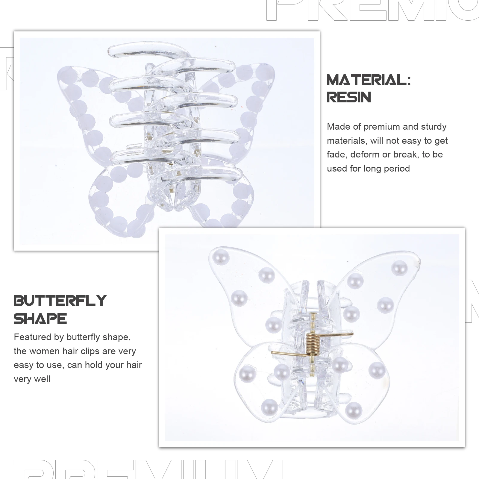 3Pcs Butterfly Hair Clips Small Sturdy Jaw Clips Women Hair Accessories for Bath Makeup Cooking Exercise Butterfly Claw Clip
3Pcs Butterfly Hair Clips Small Sturdy Jaw Clips Women Hair Accessories for Bath Makeup Cooking Exercise Butterfly Claw Clip