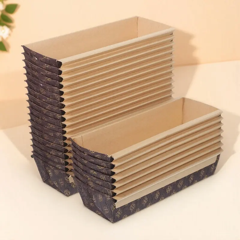 25Pcs Paper Bread Loaf Pans Boat Design Nonstick Oven-Safe Baking Mold Even Heat Distribution Easy Demoulding for Festive
25Pcs Paper Bread Loaf Pans Boat Design Nonstick Oven-Safe Baking Mold Even Heat Distribution Easy Demoulding for Festive