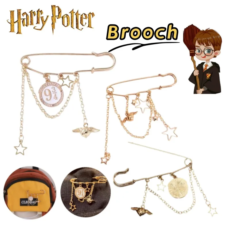 New Harry Potter Anime Merchandise Personalized Vintage Pin 943 Golden Snitch Brooch Student Clothing Book Bag Decoration Gift
New Harry Potter Anime Merchandise Personalized Vintage Pin 943 Golden Snitch Brooch Student Clothing Book Bag Decoration Gift