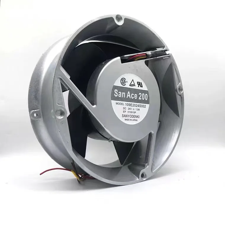 109E2024S002 DC 24V 1.9A 200*70MM 20cm 200mm 4 lines Round Server Inverter Converter Cooling Fan
109E2024S002 DC 24V 1.9A 200*70MM 20cm 200mm 4 lines Round Server Inverter Converter Cooling Fan