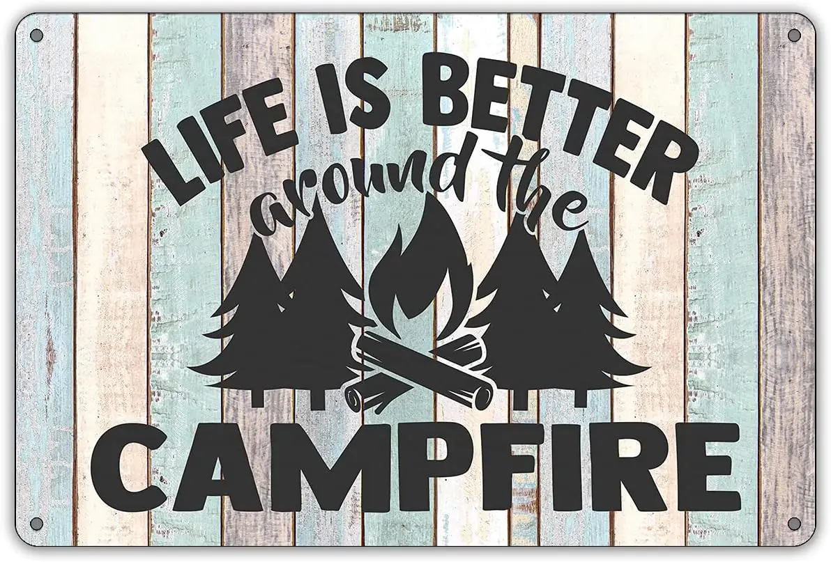 QIONGQI Funny Campsite Metal Tin Sign Wall Decor Farmhouse Rustic Camping Signs for Home Garage Men Cave Yard Decor-aluminum
QIONGQI Funny Campsite Metal Tin Sign Wall Decor Farmhouse Rustic Camping Signs for Home Garage Men Cave Yard Decor-aluminum