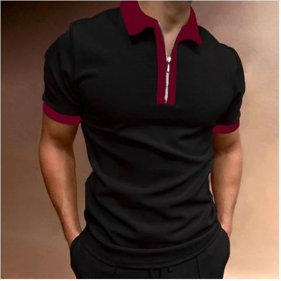 Slim Fit Zipper Collar Shirt Short Sleeve Overhead Print Independent Station Fashionable Urban Style Women's Thin Material
Slim Fit Zipper Collar Shirt Short Sleeve Overhead Print Independent Station Fashionable Urban Style Women's Thin Material