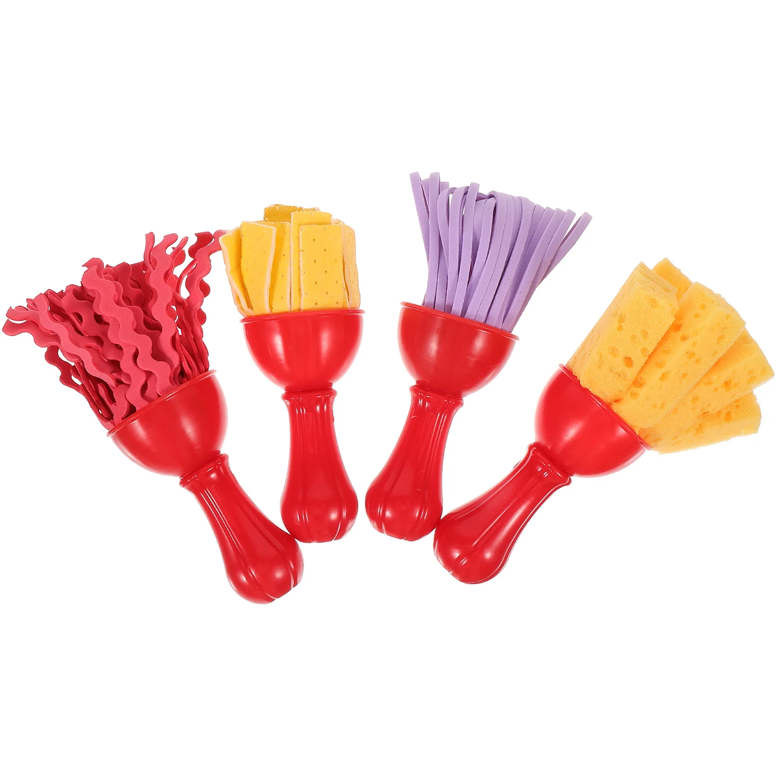 4Pcs Kids Sponge Painting Brushes DIY Drawing Art Tools Colorful Crafts Toddler Preschool Kindergarten Safe Washable Reusable
4Pcs Kids Sponge Painting Brushes DIY Drawing Art Tools Colorful Crafts Toddler Preschool Kindergarten Safe Washable Reusable