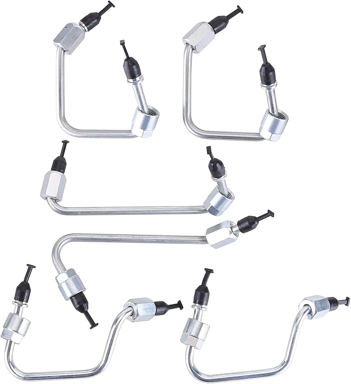6PCS Fuel Injection Lines, Compatible with Dodge Cummins Diesel 6.7L 2007-2018 Replace 4935976 4935974 4935982 4935981
6PCS Fuel Injection Lines, Compatible with Dodge Cummins Diesel 6.7L 2007-2018 Replace 4935976 4935974 4935982 4935981
