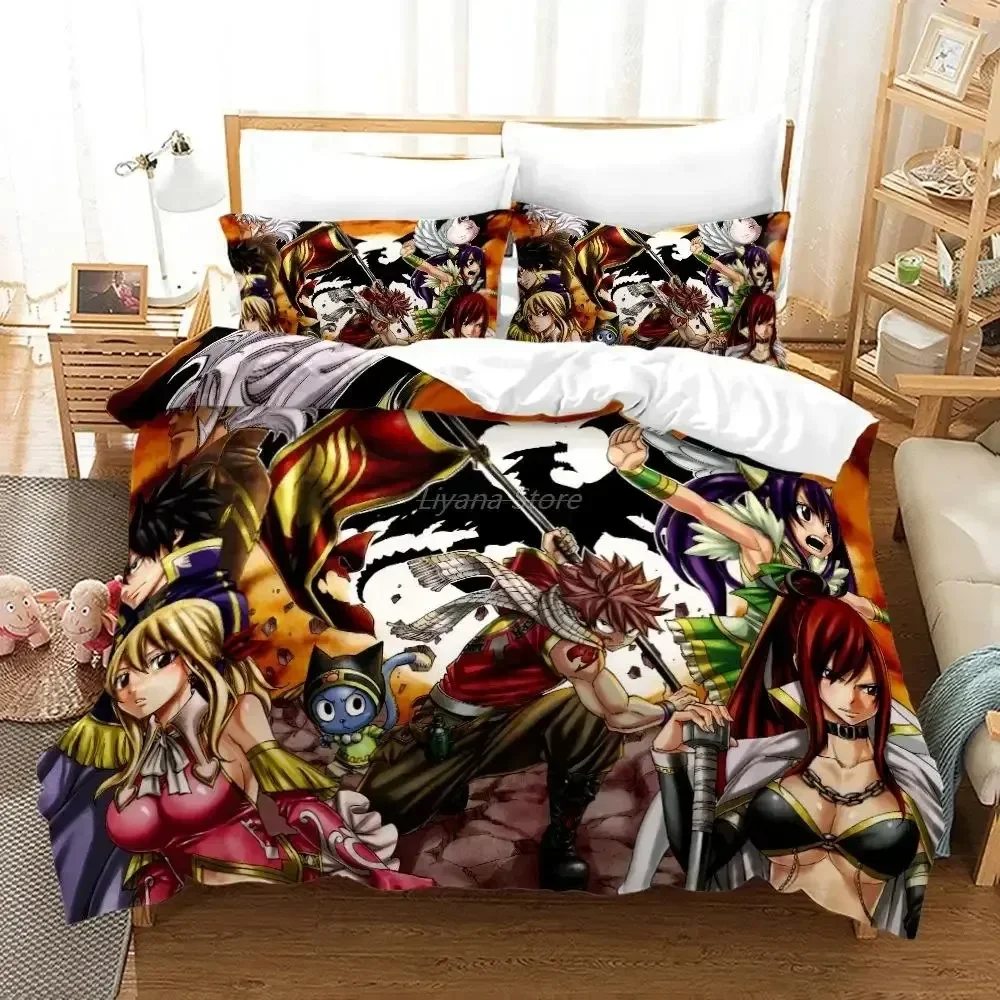 Fairy Tail 3D NEW Duvet Cover Pillowcase Bedding Set Adult Boy Girl Bedroom Decoration Children Single Double Large
Fairy Tail 3D NEW Duvet Cover Pillowcase Bedding Set Adult Boy Girl Bedroom Decoration Children Single Double Large