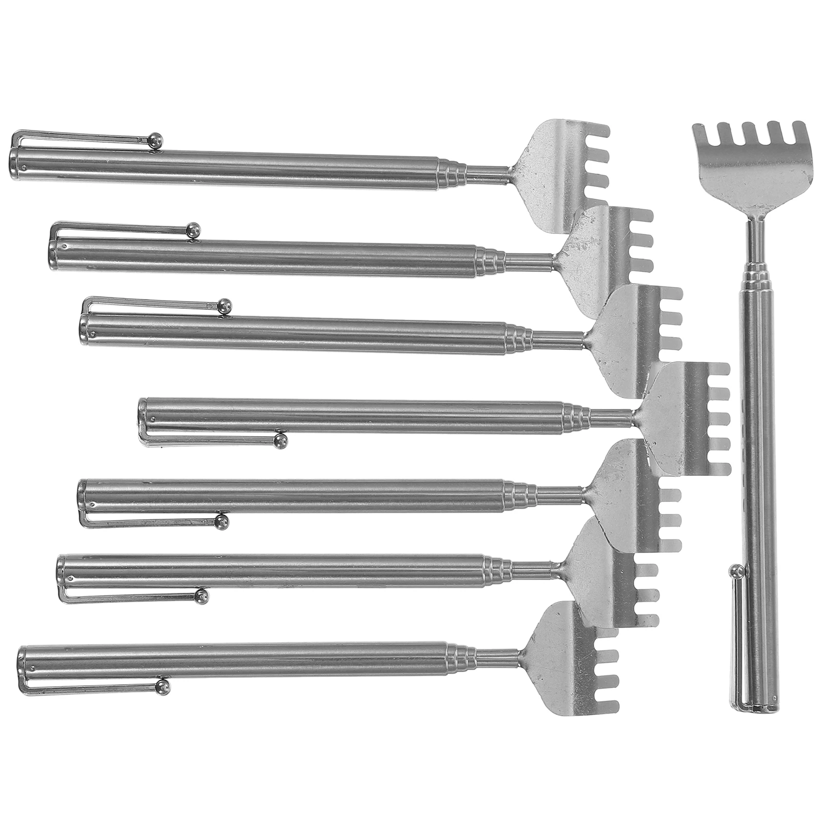8Pcs Extendable Body Scratcher Telescoping Back Massage Tool Stainless Steel Itch Reliever
8Pcs Extendable Body Scratcher Telescoping Back Massage Tool Stainless Steel Itch Reliever