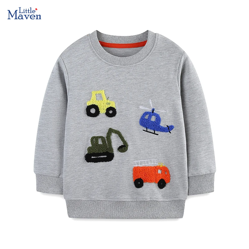 Little maven Boys Tops Sweatshirt Autumn Little Boys Long Sleeve Shirts Cartoon Cars Appliques Children's Costume for Kids Shirt
Little maven Boys Tops Sweatshirt Autumn Little Boys Long Sleeve Shirts Cartoon Cars Appliques Children's Costume for Kids Shirt