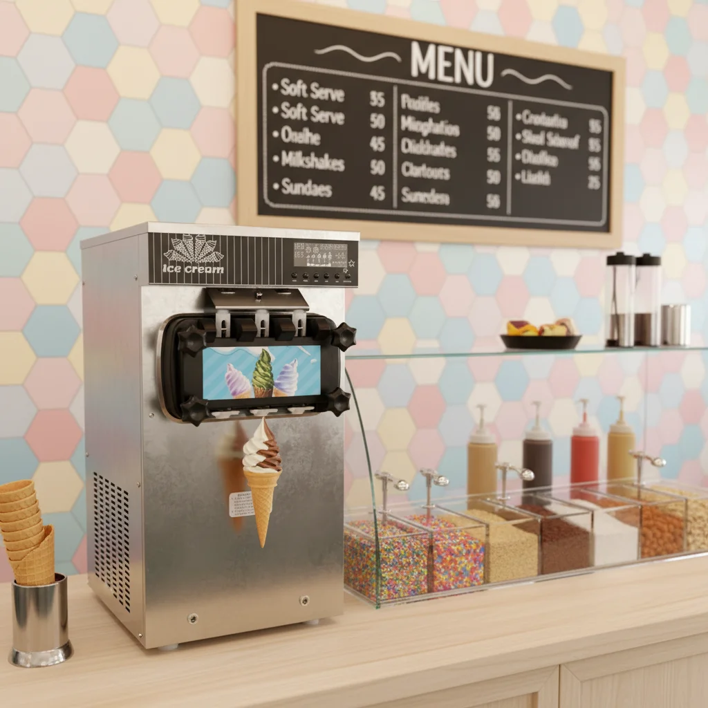 nf-Factory Stainless Steel Multiple Colors Ice Cream Maker Commercial 3 Flavors Ice Cream Machine!
nf-Factory Stainless Steel Multiple Colors Ice Cream Maker Commercial 3 Flavors Ice Cream Machine!