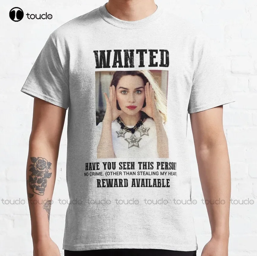 Wanted: классическая футболка Emilia Clarke, осенние рубашки Emilia Clarke, женские футболки унисекс с цифровой печатью на заказ для взрослых и подростков
Wanted: классическая футболка Emilia Clarke, осенние рубашки Emilia Clarke, женские футболки унисекс с цифровой печатью на заказ для взрослых и подростков
