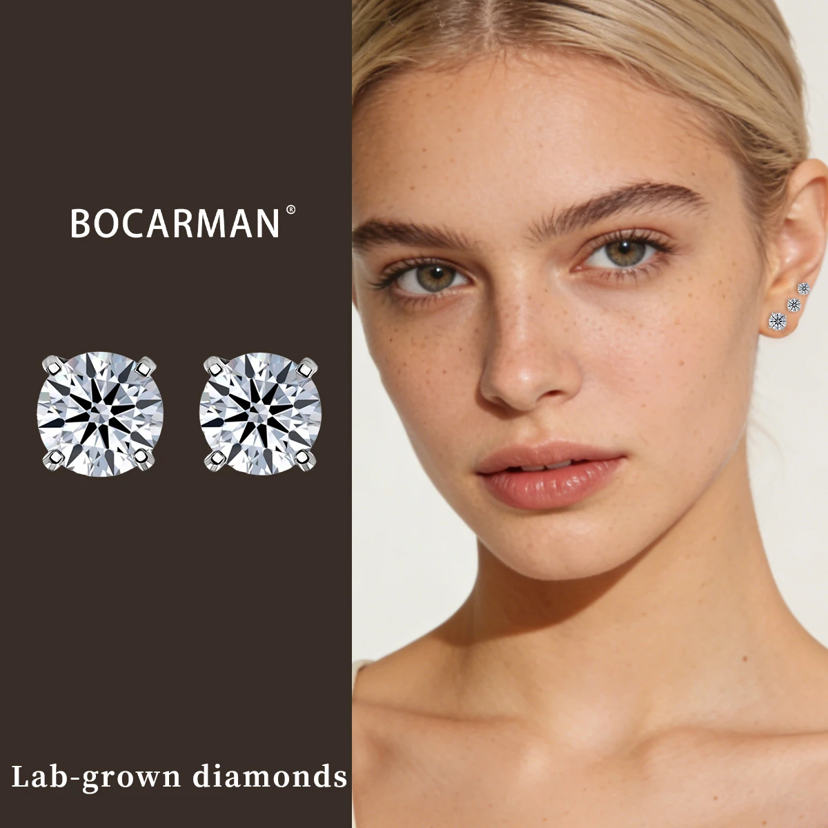 S925 Sterling Silver Lab Grown Diamond Earrings Brilliant Cut Shiny Office Date Night Everyday Fashion Jewelry Minimalist women
S925 Sterling Silver Lab Grown Diamond Earrings Brilliant Cut Shiny Office Date Night Everyday Fashion Jewelry Minimalist women