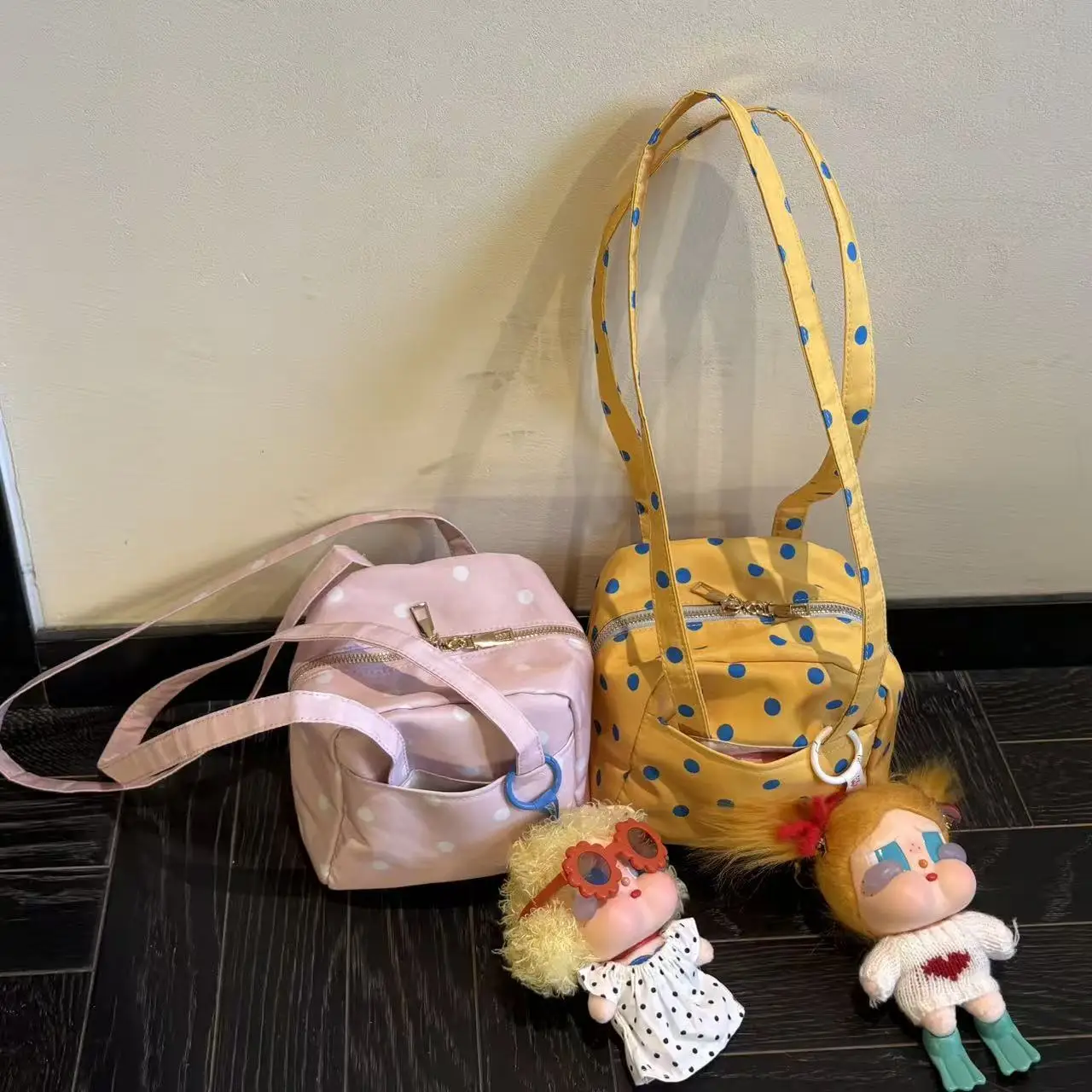 Japanese Cartoon Cute Polka Dots Square Mini Bag Mini Storage Bags Crossbody Bag Shoulder Bags Woman Bag Wallet Purse
Japanese Cartoon Cute Polka Dots Square Mini Bag Mini Storage Bags Crossbody Bag Shoulder Bags Woman Bag Wallet Purse