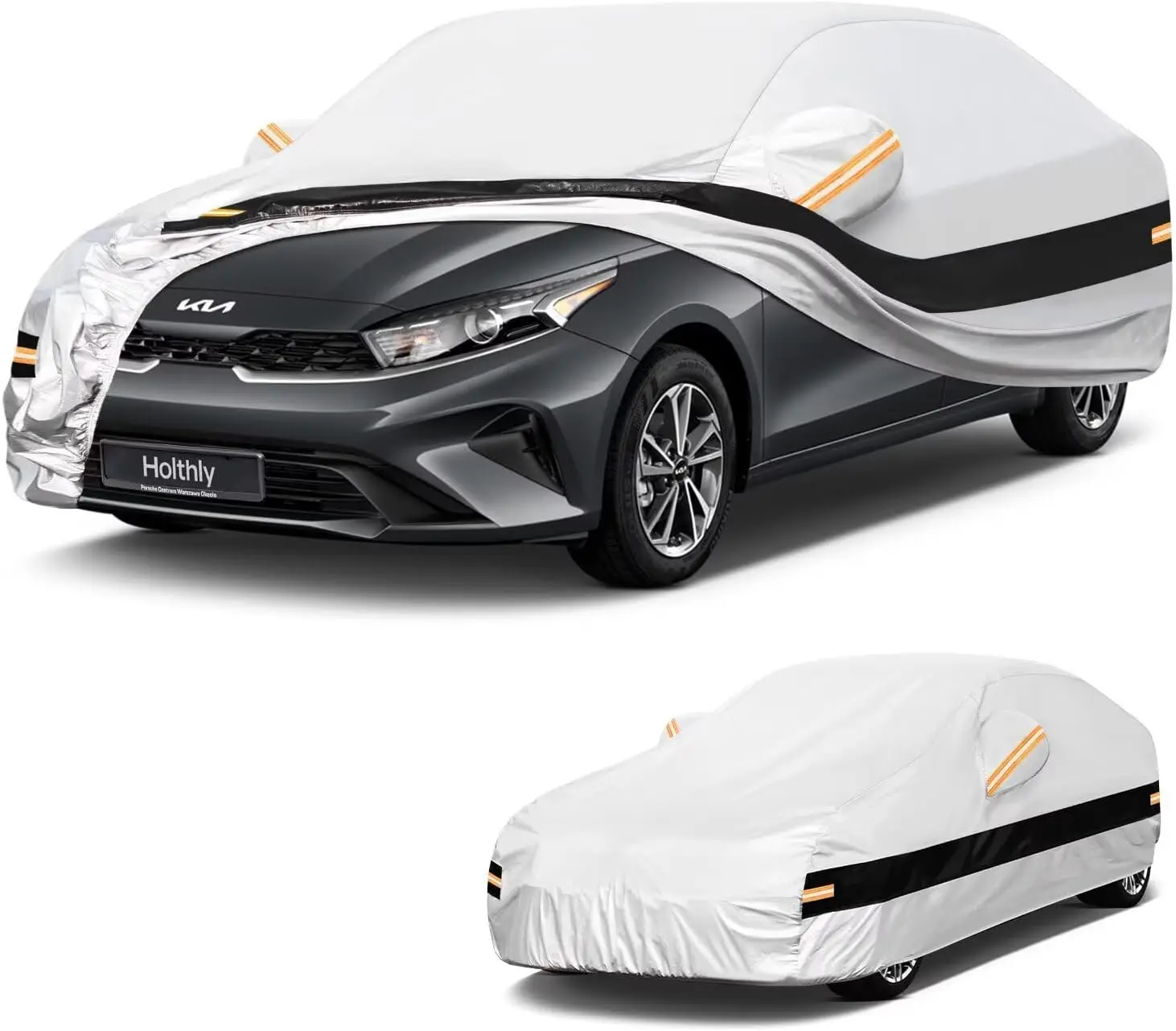 Custom Fit 10-Layer Car Cover for Kia Forte (2017-2026) - Waterproof All Weather Protection with Cotton Lining, Silver
Custom Fit 10-Layer Car Cover for Kia Forte (2017-2026) - Waterproof All Weather Protection with Cotton Lining, Silver