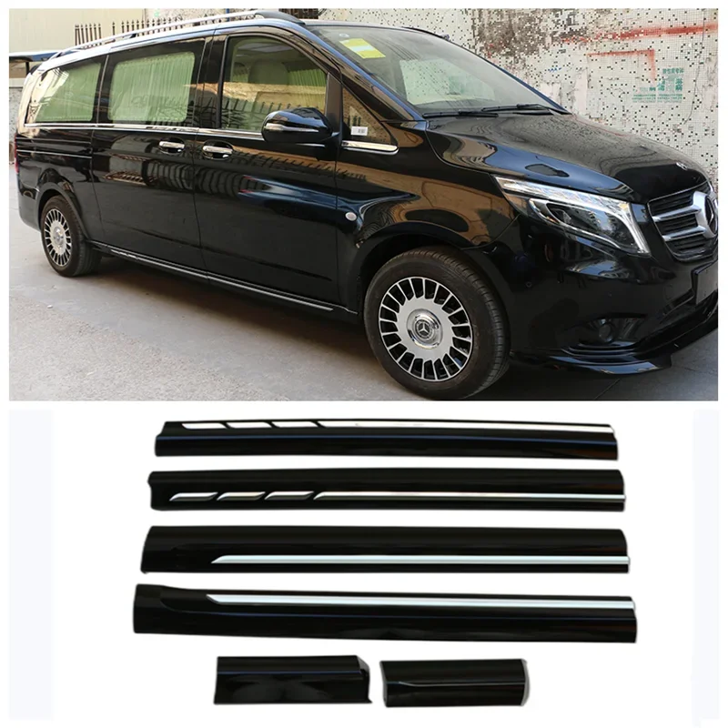 For Mercedes-Benz Vito V260 V250 2016-2022 High Quality ABS Black Car Bumper Side Skirt Kit Lip Splitter Protective Cover
For Mercedes-Benz Vito V260 V250 2016-2022 High Quality ABS Black Car Bumper Side Skirt Kit Lip Splitter Protective Cover