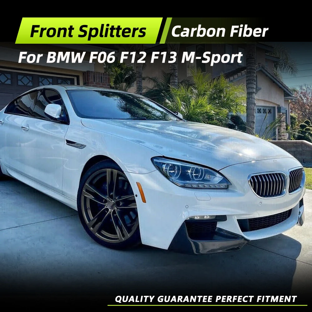 Car Front Bumper Canards Lip Splitters for BMW 6 Series F06 F12 F13 M-Sport 2012 Carbon Fiber Car Front Racing Body Kits Spoiler
Car Front Bumper Canards Lip Splitters for BMW 6 Series F06 F12 F13 M-Sport 2012 Carbon Fiber Car Front Racing Body Kits Spoiler