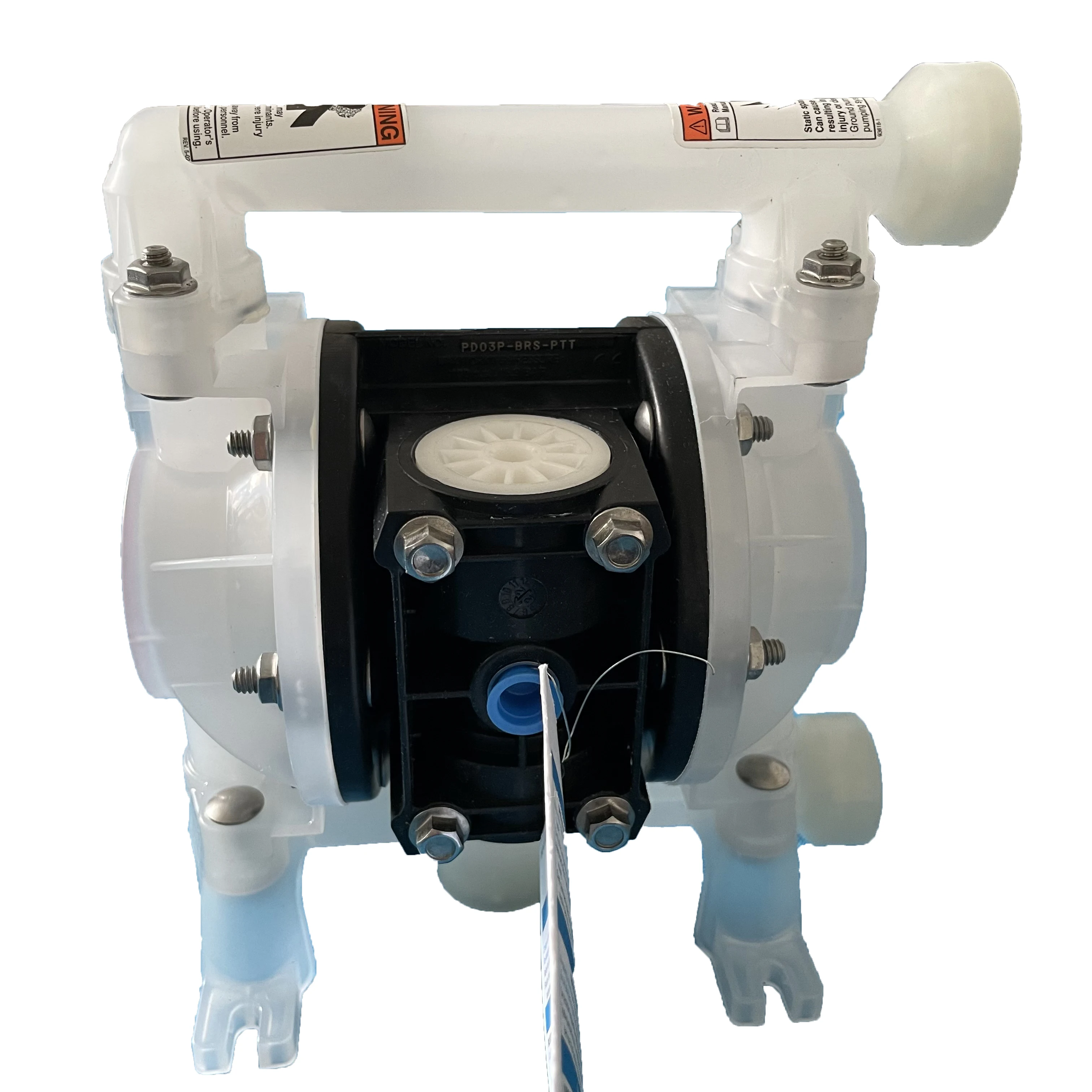 3/8 inch air supply pressure 6.9 Bar Polypropylene Diaphragm Pump PD03P-BRS-PTT with ptfe Diaphragm
3/8 inch air supply pressure 6.9 Bar Polypropylene Diaphragm Pump PD03P-BRS-PTT with ptfe Diaphragm