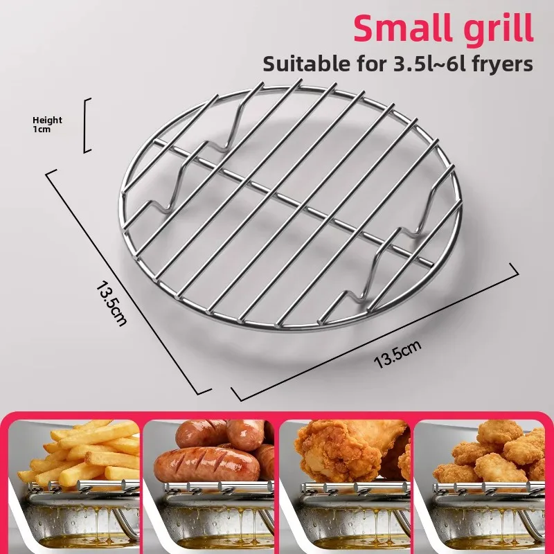 LMM Stainless Steel Air Fryer Special Grill Set Household Uncoated BBQ Mesh BBQ Tray
LMM Stainless Steel Air Fryer Special Grill Set Household Uncoated BBQ Mesh BBQ Tray