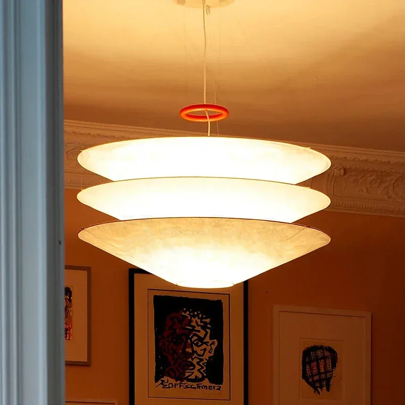 Nordic restaurant LED pendant light Japanese rice paper lamp hall living room art dining table pendant light lighting fixtures
Nordic restaurant LED pendant light Japanese rice paper lamp hall living room art dining table pendant light lighting fixtures