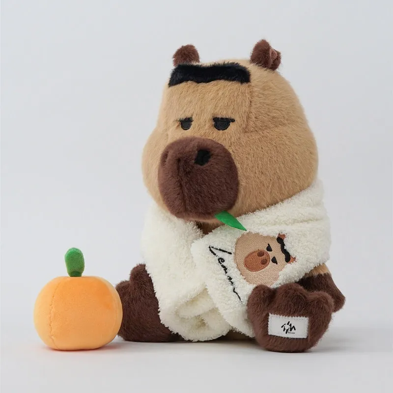 Плюшевая игрушка-капибара Lemoon: милый, успокаивающий, оригинальный дизайн, с маленьким оранжевым плюшем, рождественский подарок для детей и взрослых
Плюшевая игрушка-капибара Lemoon: милый, успокаивающий, оригинальный дизайн, с маленьким оранжевым плюшем, рождественский подарок для детей и взрослых