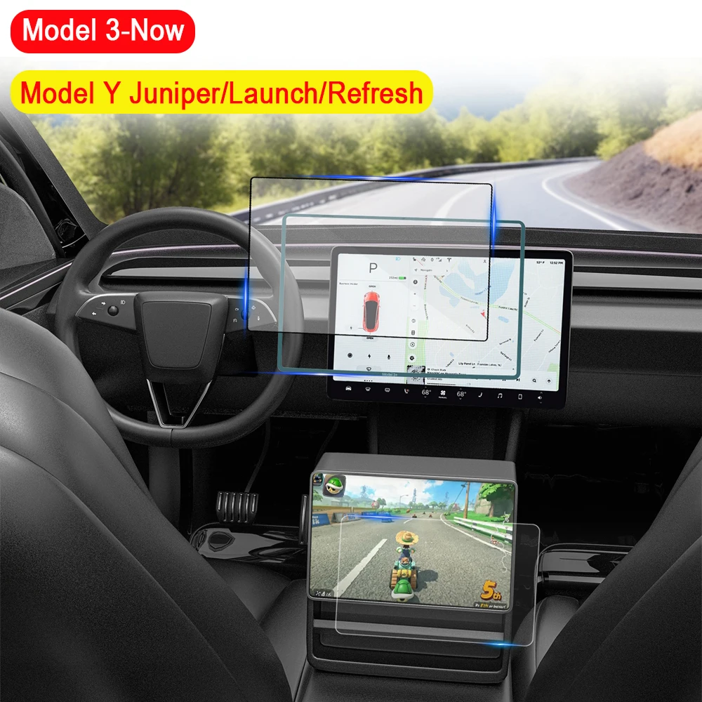 Vortow Tempered Glass Screen Protector For Tesla Model Y Juniper Model 3 Highland Center Control Display Film with Install Frame
Vortow Tempered Glass Screen Protector For Tesla Model Y Juniper Model 3 Highland Center Control Display Film with Install Frame