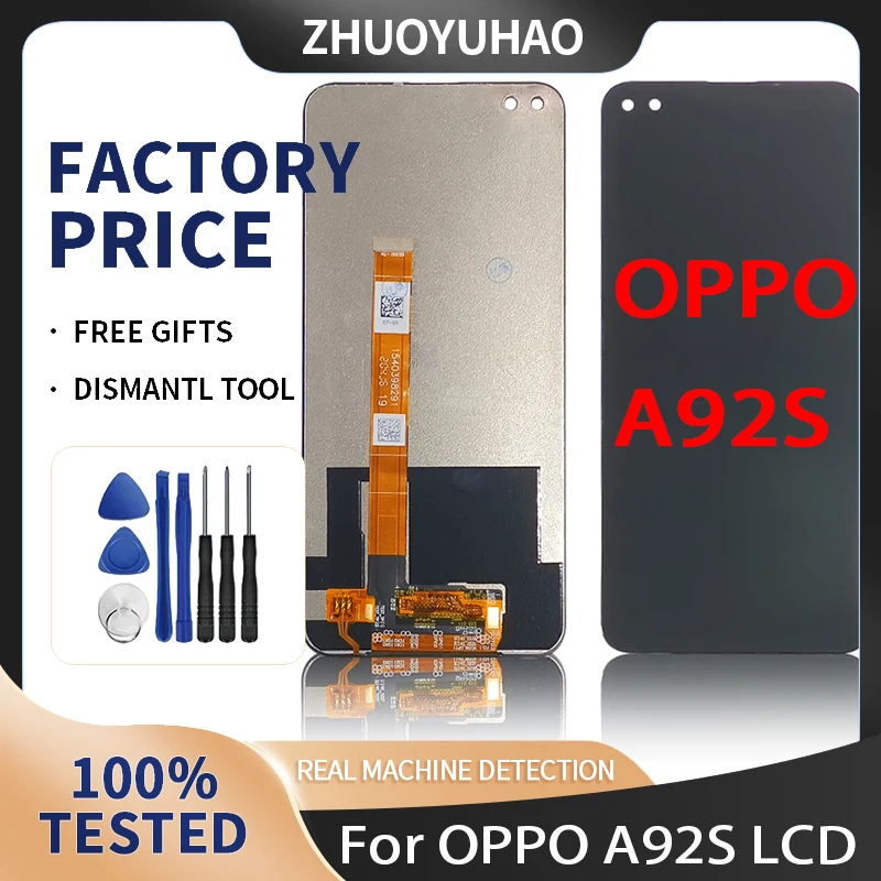 ЖК-дисплей 6,6 дюйма для OPPO A92S, сменный ЖК-дисплей, сенсорный экран для OPPO A92S, ЖК-экран с дигитайзером в сборе
ЖК-дисплей 6,6 дюйма для OPPO A92S, сменный ЖК-дисплей, сенсорный экран для OPPO A92S, ЖК-экран с дигитайзером в сборе