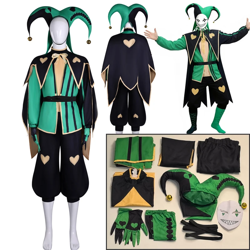 The Freak Circus Harlequin Clown Cosplay Costume Coat Hat Shawl Belt Gloves Socks Outfit for Halloween Carnival Pierrot Props
The Freak Circus Harlequin Clown Cosplay Costume Coat Hat Shawl Belt Gloves Socks Outfit for Halloween Carnival Pierrot Props