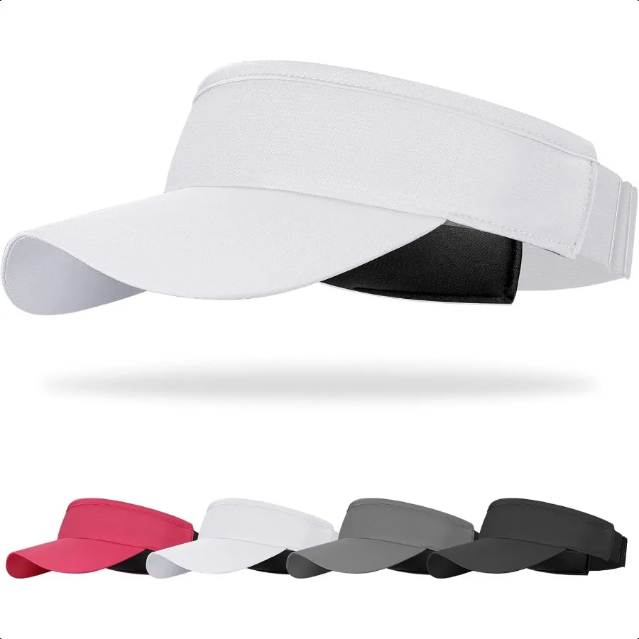 Sport Sun Visor for Men Women Lightweight Adjustable Cooling Stretchy Visor Hat for Running Tennis Golf
Sport Sun Visor for Men Women Lightweight Adjustable Cooling Stretchy Visor Hat for Running Tennis Golf