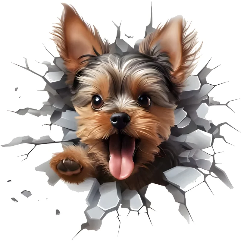 Three Ratels X198 Cute Yorkshire Terrier car sticker car outside sticker Laptop truck frifge decal Vinyl weatherproof sticker
Three Ratels X198 Cute Yorkshire Terrier car sticker car outside sticker Laptop truck frifge decal Vinyl weatherproof sticker