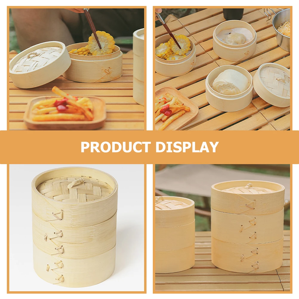 1 set 1 Set Bamboo Steamer Multi-Function Household Food Basket Premium Material Smooth Surface Nutrient Retaining For
1 set 1 Set Bamboo Steamer Multi-Function Household Food Basket Premium Material Smooth Surface Nutrient Retaining For