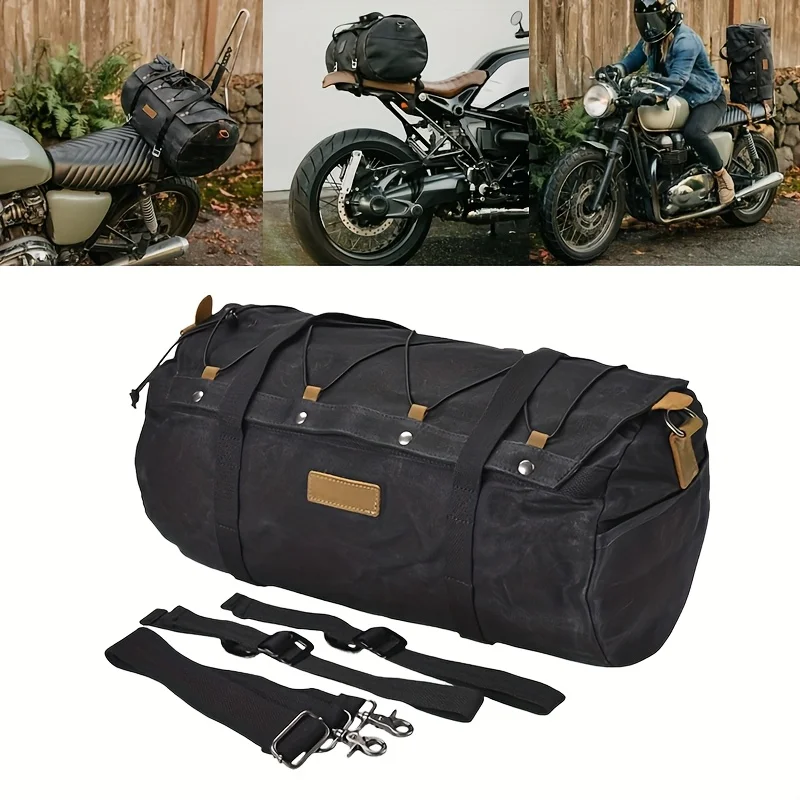 Splashproof Universal Travel Bag Crossbody Handbag Tote Canvas Rear Tail Bag Vintage Motorcycle Rear Seat Bag
Splashproof Universal Travel Bag Crossbody Handbag Tote Canvas Rear Tail Bag Vintage Motorcycle Rear Seat Bag