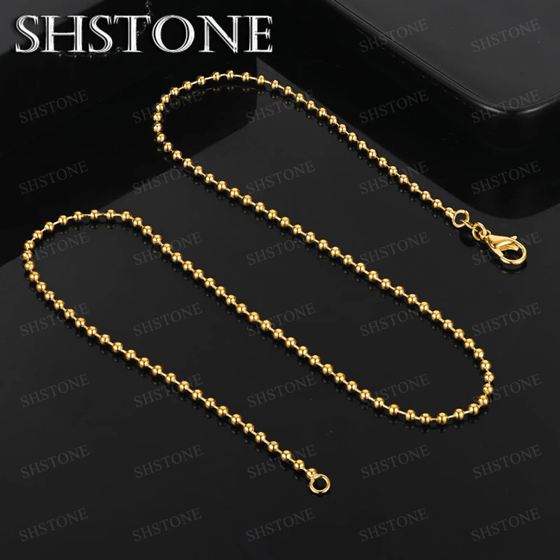 2mm 18k Gold Smooth Beaded Chain Necklace For Women Wedding Banquet Party Jewelry Accessories Fashion Simple Versatile Gift
2mm 18k Gold Smooth Beaded Chain Necklace For Women Wedding Banquet Party Jewelry Accessories Fashion Simple Versatile Gift