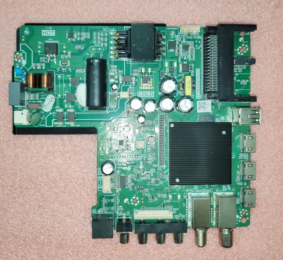 TP.SK516S.PB802 Three in one TV motherboard WiFi network, physical photo, tested well FOR 30--84v 300ma 48w
TP.SK516S.PB802 Three in one TV motherboard WiFi network, physical photo, tested well FOR 30--84v 300ma 48w