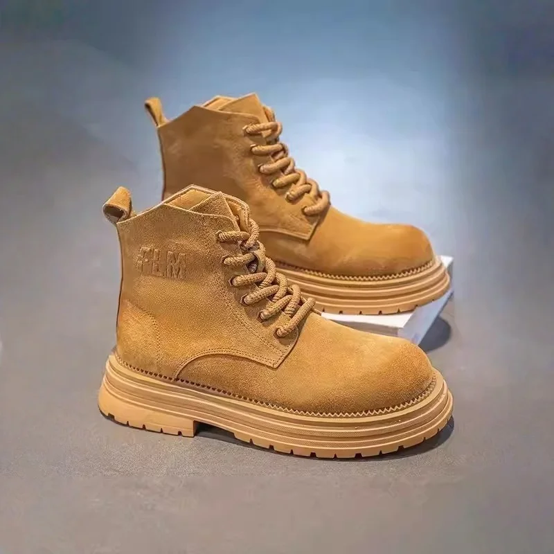 Spring Edition Men's Boots High Top Thi Bot Briti Sle Workwear Large Yellow Boots New Model Casual Mid-Calf P...
Spring Edition Men's Boots High Top Thi Bot Briti Sle Workwear Large Yellow Boots New Model Casual Mid-Calf P...
