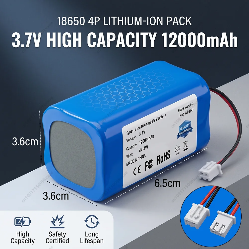 3.7V 7.4V 18650 Lithium Ion Battery 9000mAh Pack with XH2.54 Plug PCB for Bluetooth Speaker RC Toy Car Rechargeable Cell
3.7V 7.4V 18650 Lithium Ion Battery 9000mAh Pack with XH2.54 Plug PCB for Bluetooth Speaker RC Toy Car Rechargeable Cell