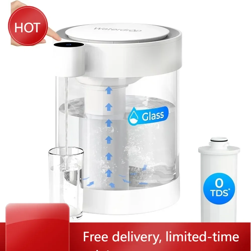 Hot salesCustomizable Glass Rechargeable Water Filter Dispenser, 4-Stage Zero TDS Electric Instant Pitcher
Hot salesCustomizable Glass Rechargeable Water Filter Dispenser, 4-Stage Zero TDS Electric Instant Pitcher