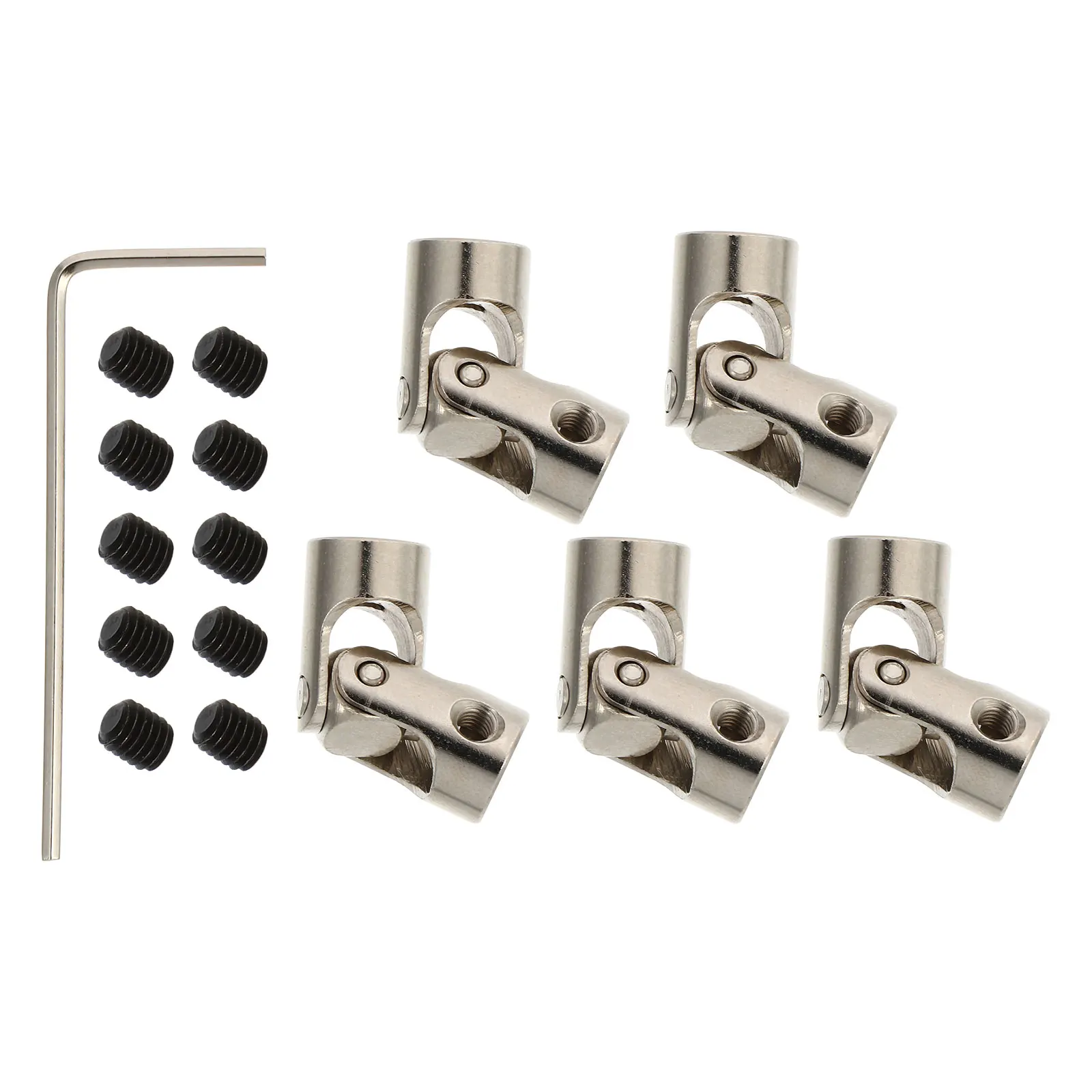 1 set Universal Joint Coupling Set Iron Shaft Connector for Model Car Boat Accessories Smooth Motor Steering Coupler
1 set Universal Joint Coupling Set Iron Shaft Connector for Model Car Boat Accessories Smooth Motor Steering Coupler