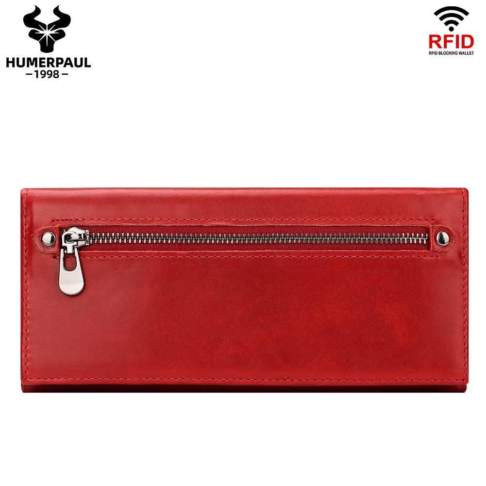 HUMERPAUL Fashion Wallet For Women Luxurious Leather Ladies Long Cell Phone Handbag Multi-Function Casual Cards Holder
HUMERPAUL Fashion Wallet For Women Luxurious Leather Ladies Long Cell Phone Handbag Multi-Function Casual Cards Holder 