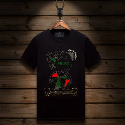 2024 Rhinestones Bear Cartoon T Shirts for Men Summer Clothes Short Sleeve Fashion Streetwear O Neck Slim T-shirts Plus Size 6XL
2024 Rhinestones Bear Cartoon T Shirts for Men Summer Clothes Short Sleeve Fashion Streetwear O Neck Slim T-shirts Plus Size 6XL