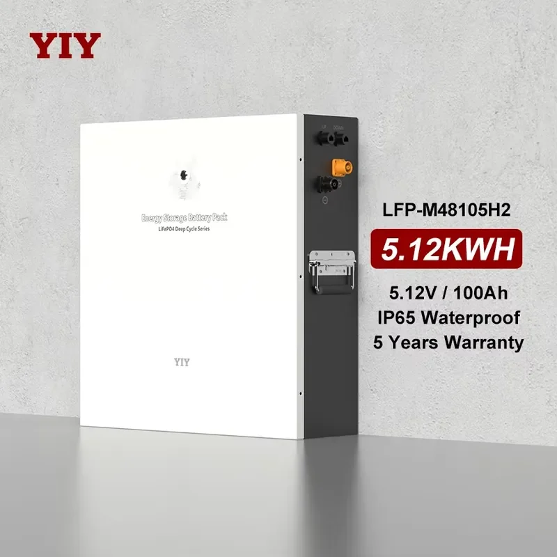 51.2V 100Ah 5.12Kwh Solar Battery Power Wall 5Kwh for Home Energy Storage System 48V Lithium Ion Energy Storage Lifepo4
51.2V 100Ah 5.12Kwh Solar Battery Power Wall 5Kwh for Home Energy Storage System 48V Lithium Ion Energy Storage Lifepo4
