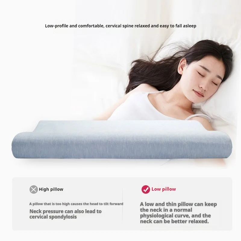Memory Foam Low Soft Pillow Neck Spine Protection Thin Pillow for Children Teenager Adult Pregnant Health Care Pillow
Memory Foam Low Soft Pillow Neck Spine Protection Thin Pillow for Children Teenager Adult Pregnant Health Care Pillow