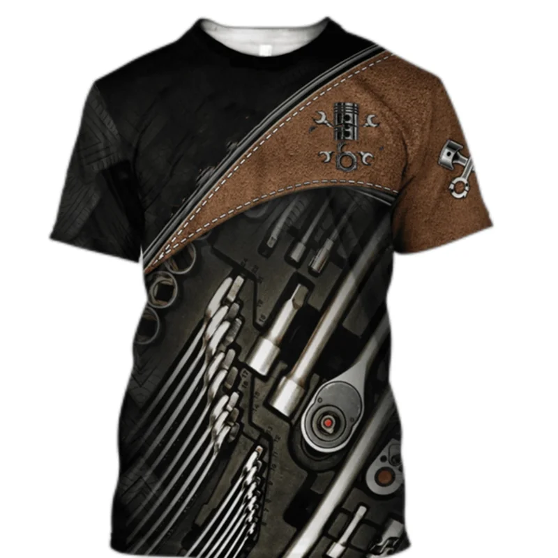 Vintage t-shirts men T-shirt summer clothing personalized 3 d printing name mechanic street leisure sports T-shirt
Vintage t-shirts men T-shirt summer clothing personalized 3 d printing name mechanic street leisure sports T-shirt