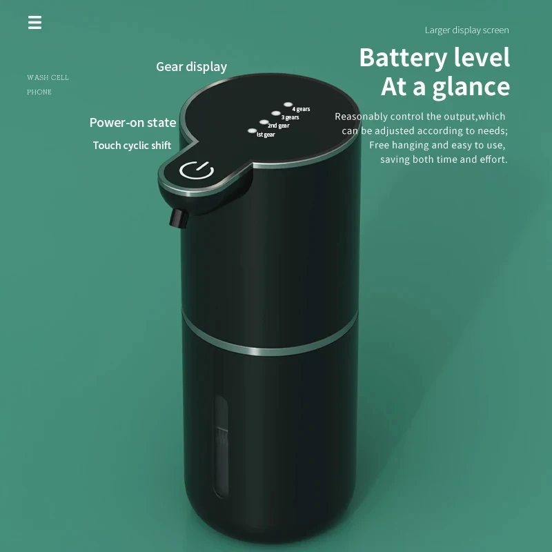 380ML Rechargeable Electric 4 Levels Adjustable Automatic Sensor Soap Dispenser Intelligent Hand Sanitizer Pump Washing Machine
380ML Rechargeable Electric 4 Levels Adjustable Automatic Sensor Soap Dispenser Intelligent Hand Sanitizer Pump Washing Machine