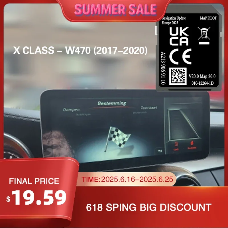 A213 V19 Франция Италия ЕС Великобритания X CLASS W470 2017 2020 SD для Mercedes Navigation A213 V19 Карта карты
A213 V19 Франция Италия ЕС Великобритания X CLASS W470 2017 2020 SD для Mercedes Navigation A213 V19 Карта карты
