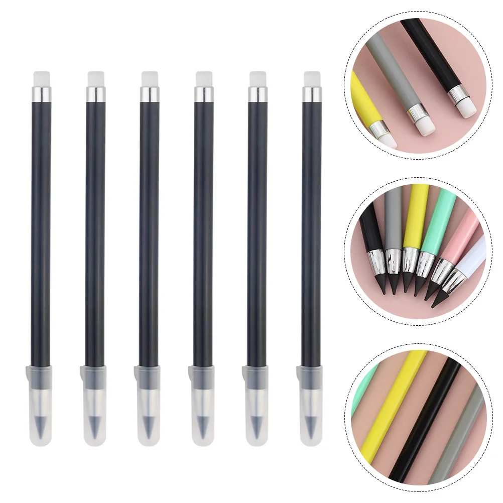 6Pcs Everlasting Pencils Non Sharpening Erasable Sketch Writing Drawing Pencils for Students and Study Supplies
6Pcs Everlasting Pencils Non Sharpening Erasable Sketch Writing Drawing Pencils for Students and Study Supplies