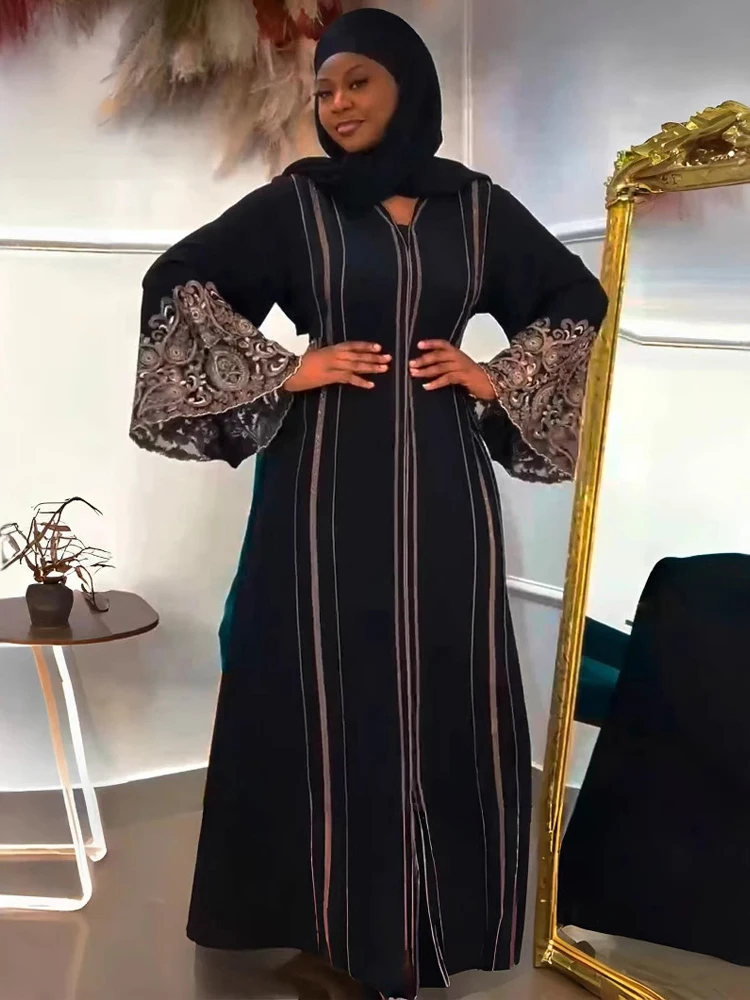 African Black Dresses For Women Plus Size Maxi Robes Dubai Turkey Hijab Abayas Traditional Dashiki Outfits Wedding Party Dress
African Black Dresses For Women Plus Size Maxi Robes Dubai Turkey Hijab Abayas Traditional Dashiki Outfits Wedding Party Dress