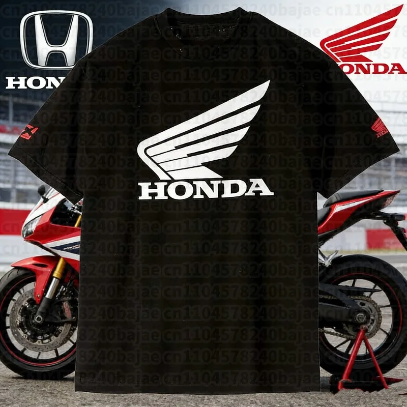 2025-26 летняя модная рабочая одежда Honda Moto Honda с графическим рисунком, футболка из 100% хлопка с принтом, свободная повседневная удобная и дышащая
2025-26 летняя модная рабочая одежда Honda Moto Honda с графическим рисунком, футболка из 100% хлопка с принтом, свободная повседневная удобная и дышащая