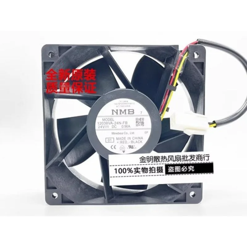 C for NMB 12038VA-24N-FB DC24V 0.96A 12CM 3-pin ABB Inverter Cooling Fan
C for NMB 12038VA-24N-FB DC24V 0.96A 12CM 3-pin ABB Inverter Cooling Fan