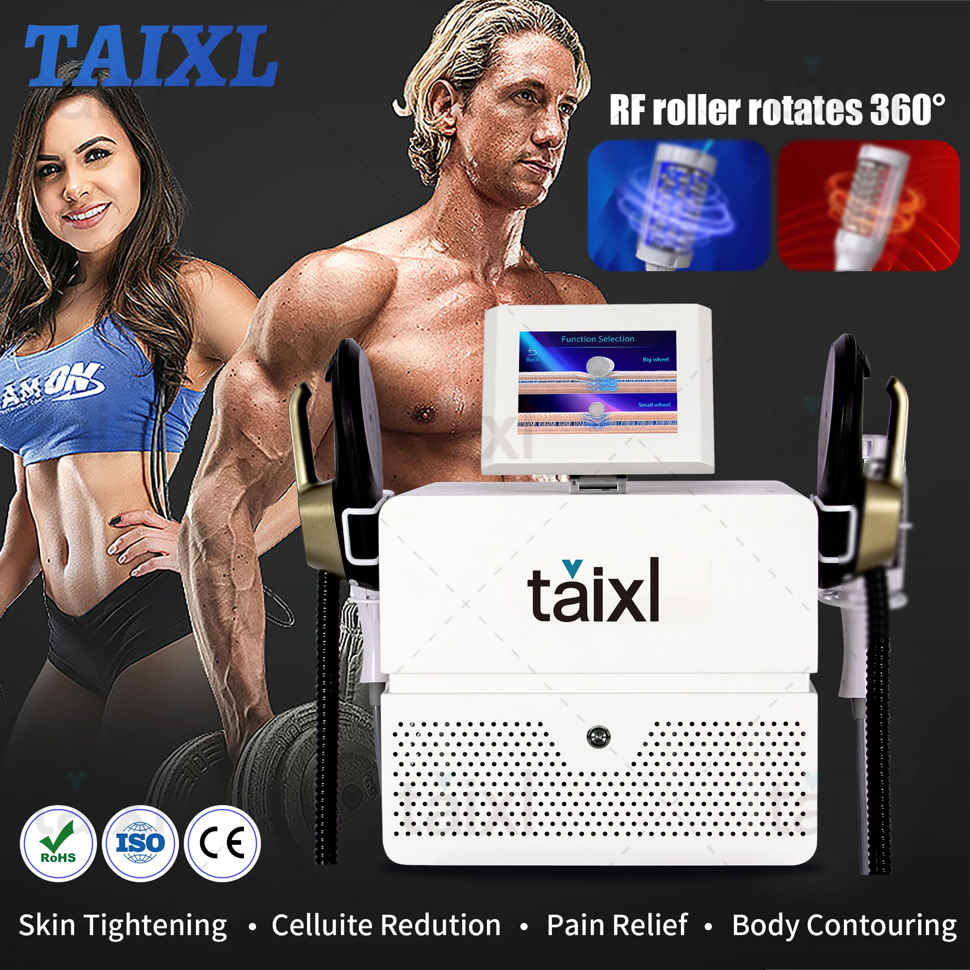 Taixl Ultra 6500W 15 Tesla RF Machine Shaping Slimming Body Sculpture Pelvic Muscle Stimulator Weight Loss Roller Machine
Taixl Ultra 6500W 15 Tesla RF Machine Shaping Slimming Body Sculpture Pelvic Muscle Stimulator Weight Loss Roller Machine