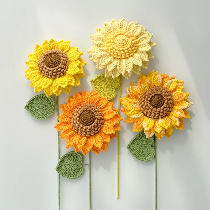 Large Sunflower Crochet Flowers Creative Knitting Flower Bouquet Graduation Gift Crochet SUNFLOWERS Festival Table Home Decor
Large Sunflower Crochet Flowers Creative Knitting Flower Bouquet Graduation Gift Crochet SUNFLOWERS Festival Table Home Decor