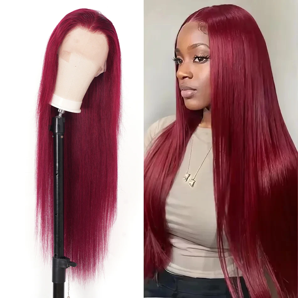 Парик из натуральных волос с кружевной передней частью 13x6, 180% плотность, цвет 99J Бордовый, прямые бразильские окрашенные красные волосы
Парик из натуральных волос с кружевной передней частью 13x6, 180% плотность, цвет 99J Бордовый, прямые бразильские окрашенные красные волосы